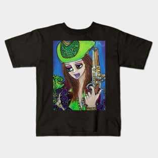 Poppet Pirate at Chameleon Cove Kids T-Shirt